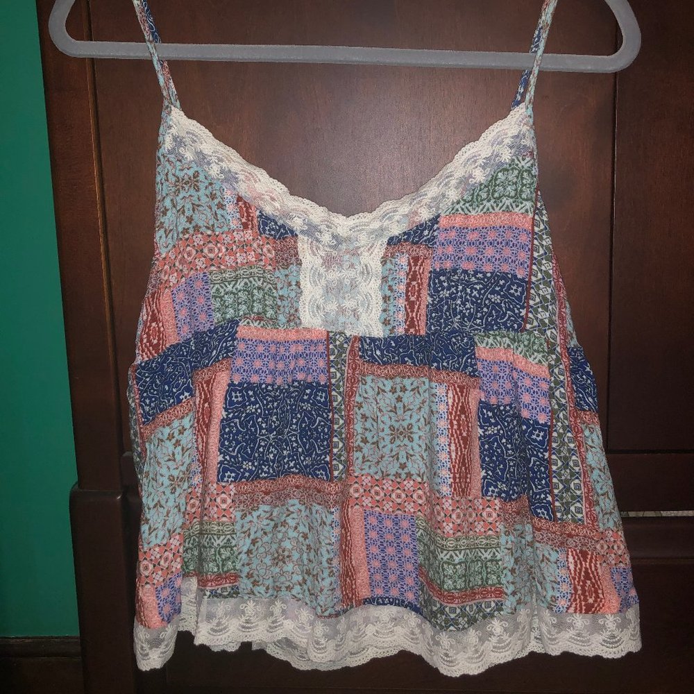 Hollister Patterned Tank Top